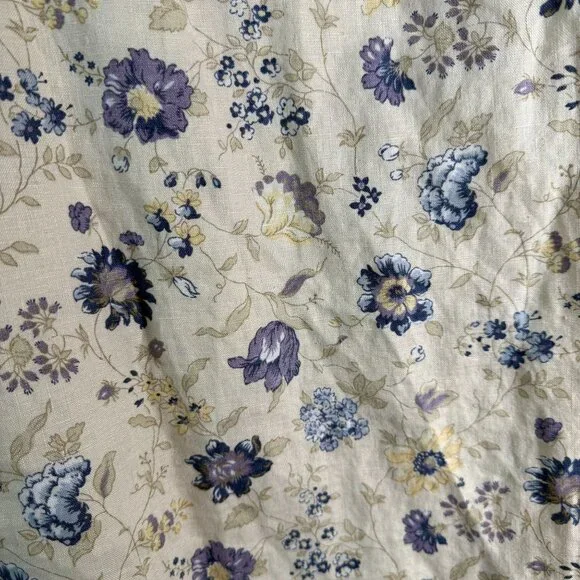 Gap Vintage Dress 100% Linen Floral Size 4 Y2K Cottagecore - Picture 5 of 8